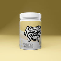 Naughty Boy Advanced 100% Whey Muscle Building & Recovery Protein Powder with Optimum Taste & Mixability for All Adults and Diets. (Vanilla Ice Cream, 900 g)