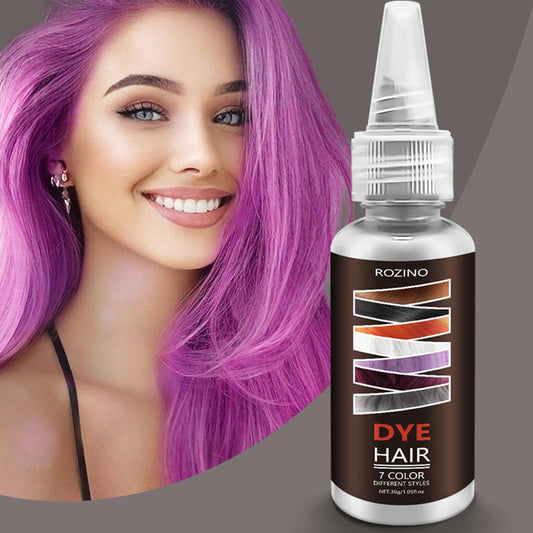 HERBENJOY Hair Dye, Temporary Colour Refresh Treatment, Semi-Permanent Hair Dye Color, Hair Gloss Treatment Purple Hair Dye for Bright or Pastel Hair Colour, Vibrant Colour (Purple, One Size)