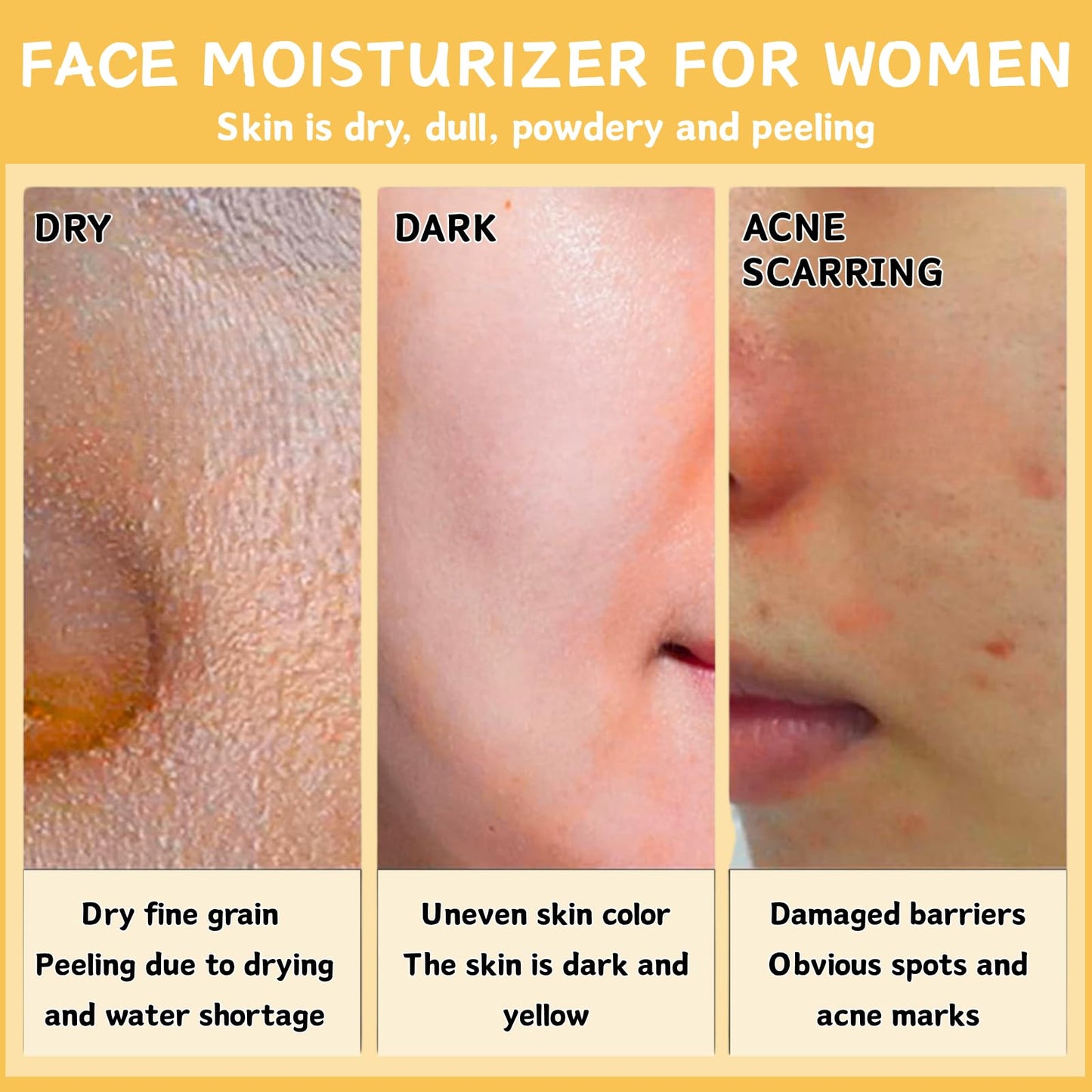 IZBEAUVO Turmeric & Victamin C Cream for Face & Body - Natural Turmeric Skin Brightening Lotion - Cleanses Skin, Evens Tone, Fades Scars, Sun Damage, & Age Spots - Pure Turmeric Cream with Vitamin C