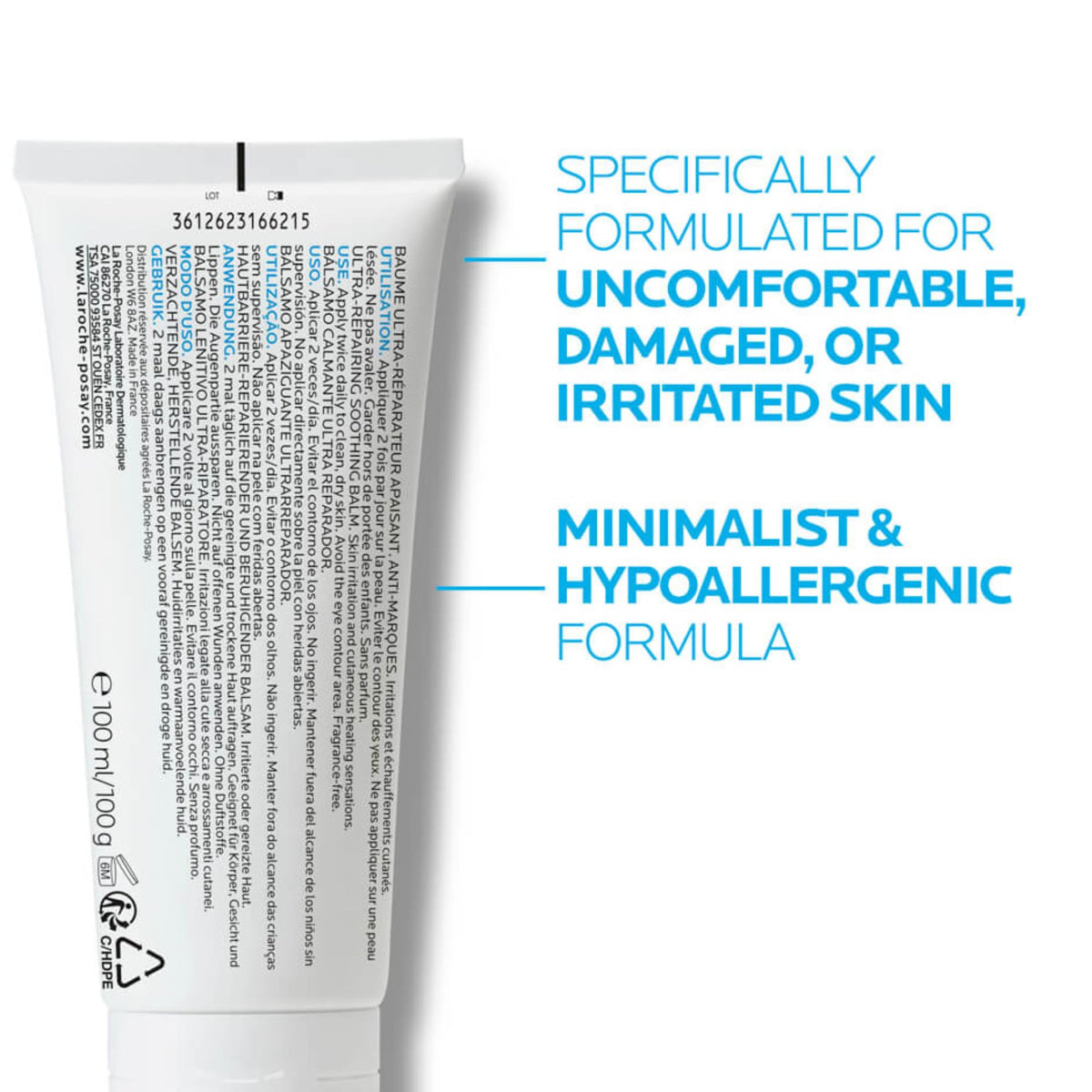 La Roche-Posay Baby Cicaplast Baume B5 Multi-Purpose Repairing Balm suitable for babies 100ml