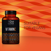 Tom Oliver Nutrition - Vitamin C 1000mg High Strength - Healthy Immune System - Vegan - 60 Capsules