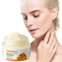 Bisienya Turmeric Face Cream,Hydrating Face Cream,Moisturize and Fade Fine Lines, Improve Skin Texture, Elasticity and Firmness, and Reduce Dull Skin Tones(50g)