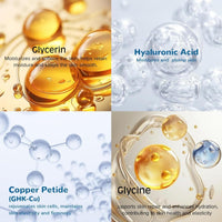 Heefeng Anti-Aging Copper Peptide Serum,Copper Peptides Serum For Face,Hyaluronic Acid & Wrinkle Reduction,Fine Lines,Repair Damaged Skin,Promotes Radiant Skin,Hydrating S-erum Face For Women & Men,30ml