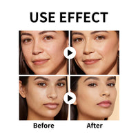 EONFAVE 4 in 1 Foundation Liquid - Hydrating Medium Full Coverage Concealer with Spf 50+ - Bio Foundation Light - Anti-aging Full Coverage Concealer, Uniform Skin Tone, Long Wear Foundation For Women