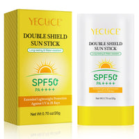 MXCZBSM Solid Sunscreen Stick,Spf 50 + High Times Sunscreen With Uv And Infrared Double Protection,Long-Lasting Waterproof Up To 80 Minutes,Effectively Prevent Sunlight Damage To The Skin