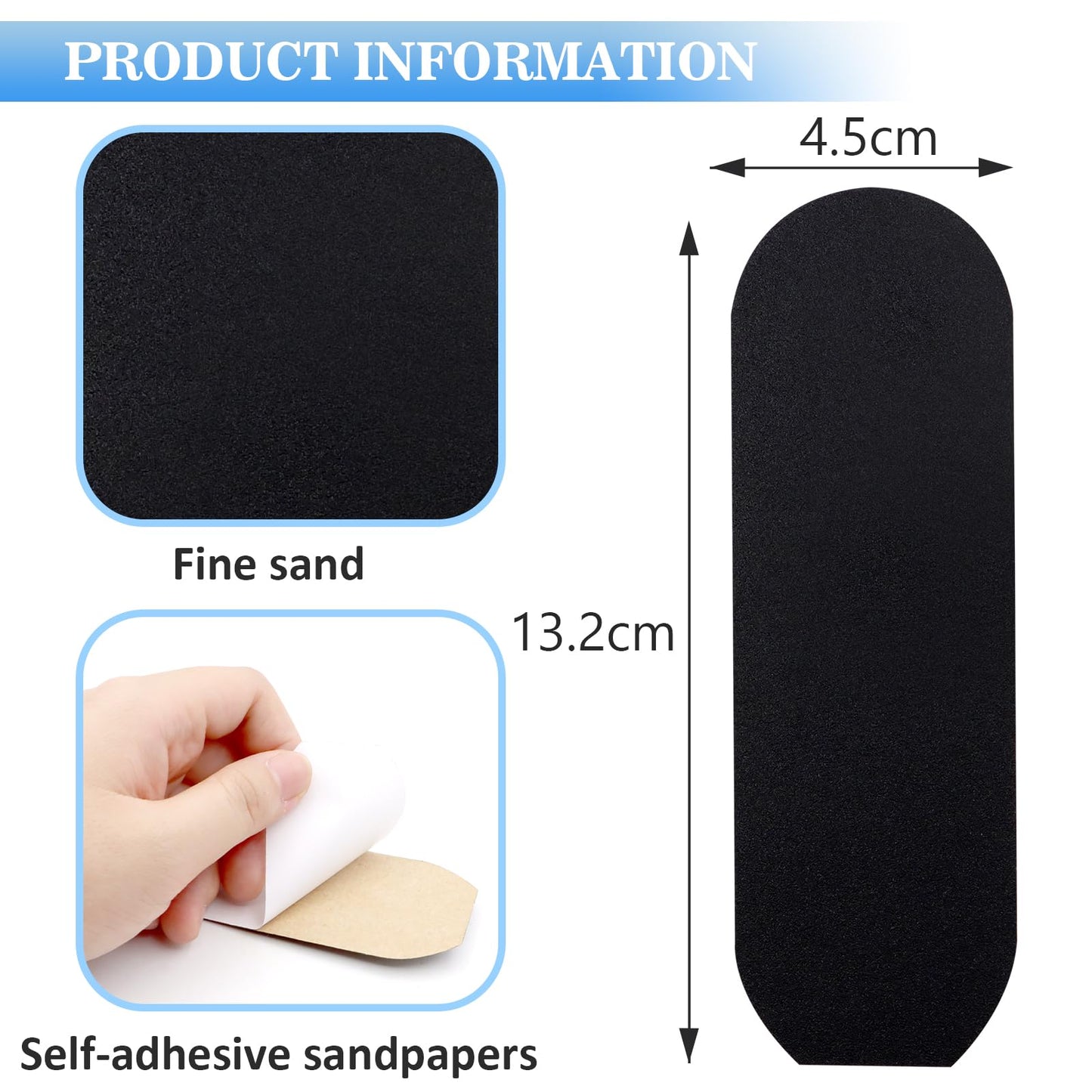 60 Pcs Foot Files Replacement Pads for Stainless Steel Foot Rasp File, VEGCOO Pedicure Foot File Refill Pads Callus Remover for Dead Skin, Professional Foot File Pads for Bath Pedicure Salon (L, #180)