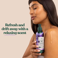 The Body Shop Sleep Relaxing Hair & Body Wash (1x 200ml), Aromatic Cleanser with Lavender & Vetiver Essential Oils, Vegan Body Wash for Bedtime Routine, 95% Natural Origin Ingredients