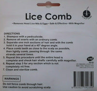 Lice Comb Metal Plastic Nit Hair Comb Set Magnifier Remove Head Lice And Eggs Effectively