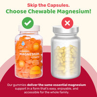 Ultra Lyte Magnesium Citrate Gummies – 336 mg Elemental Magnesium per Serving – 120 Gummies (30 Days) – Gelatin Free Vegan High-Strength Supplement – Tangerine Flavour