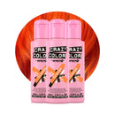 Crazy Color Vibrant Orange Semi-Permanent Trio Hair Dye. Highly Pigmented Vibrant Copper Conditioning & Oil Nourishing Vegan Formula | No Bleach or Ammonia | 300ml