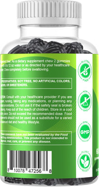 Vitamatic Sugar Free Moringa Gummies - 10000 mg Equivalent per Serving - Complete Green Superfood - 60 Pectin Based Gummies