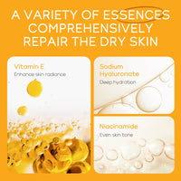 LAIKOU Vitamin C Skincare Gift Set, 9 Pcs Face Care Sets & Kits, Serum, Eye Cream, Face Cream, Sunscreen, Clay Mask & Gift Bag, Radiance Pamper Gifts for Women Teenage Girls, Mothers Day Birthday Gift