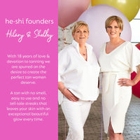 He-Shi Self Tan Rapid 1 Hour Liquid - Express Fake Tan Lotion - Quick Dry Formula, No Smell Tan - Vegan & Cruelty Free - Self Tan Lotion for Body & Face (150ml)