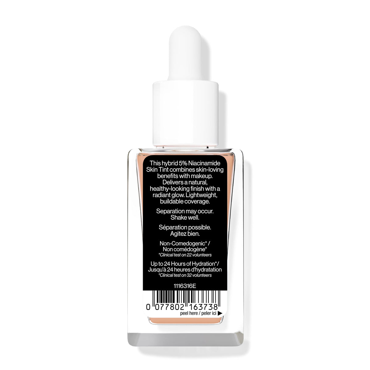 Wet n Wild Bare Focus Niacinamide Skin Tint, Hydrating Tinted Serum with Hyaluronic Acid, Lightweight Sheer-to-Medium Glow, Oil-Free Makeup, Medium Sand