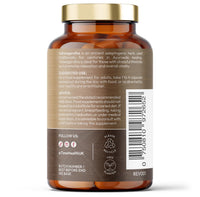 Time Health Ashwagandha - 10% Withanolides - Maximum Strength - Maximum Benefits - UK Manufactured - Zero Additives - Pullulan (120 Capsules)