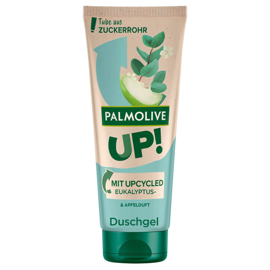 Palmolive UP! Eucalyptus and Apple Shower Gel 200 ml with Upcycled Eucalyptus Scent Sustainable