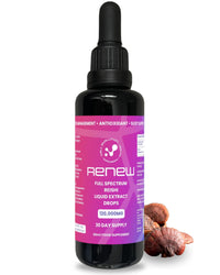 Cell Evolution Reishi Full Spectrum Liquid Mushroom Drops Supplement, Super Strength 120,000mg (20:1), Sleep Support & Stress Management, Natural & Suitable for Vegans & Vegetarians