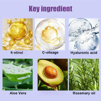 Haiyox Face And Neck Cream Stick,Neck Cream,Neck Firming Cream With 15% Hyaluronic Acid,Tighten And Lift Neck Cream,Day & Night Neck Facial Care Stick,Anti Wrinkle Face Cream For Mature Skin,Fade Neck Lines