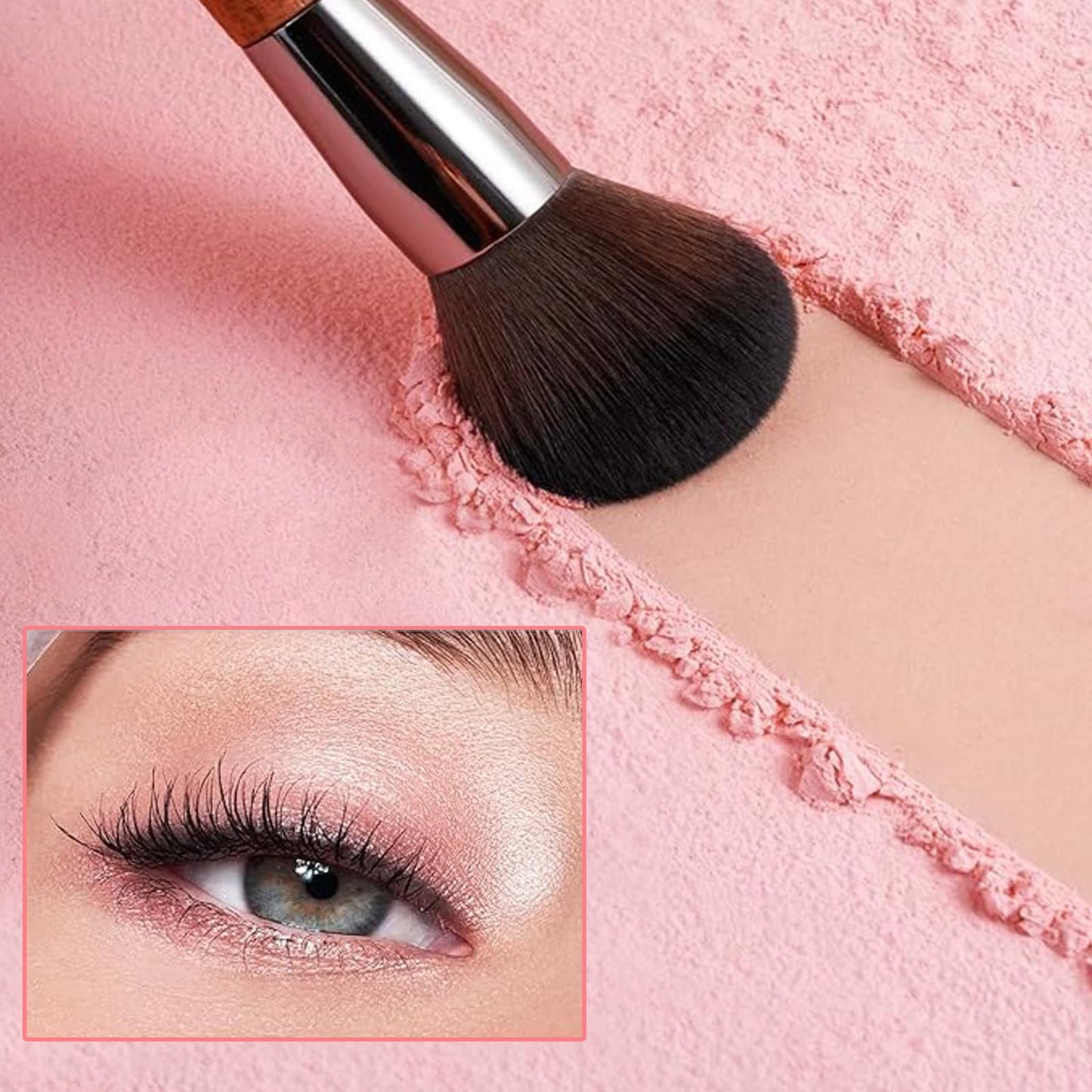 Generic 12 Colors Pink Eyeshadow Palette – Matte & Shimmer Nude Eye Shadow Makeup Kit, Long-Lasting Waterproof High Pigment Glitter Shades for Natural Daily & Glam Look