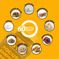 NooYou Nootropic Brain Supplement Mushroom Complex Increased Energy, Focus, Memory Wellbeing Formula Alpha GPC, Lions Mane, Ashwagandha, 60 Capsules