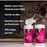 Professional Hair Colour Remover, Hair Dye Remover, Dye & Bleach Hair, Colour Remover Hair Dye, Effective and Gentle. 100 Wipes, Made By Scrummi®