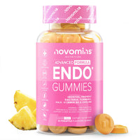 novomins Endo Gummies | Myo-Inositol | 60 Gummies | Hormone Balance Women | Novomins