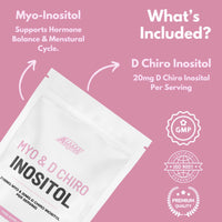 Freak Athletics Myo-Inositol & D Chiro Inositol - Supports Women with PCOS -120 Capsules - Promotes Hormonal Balance & Normal Ovarian Function
