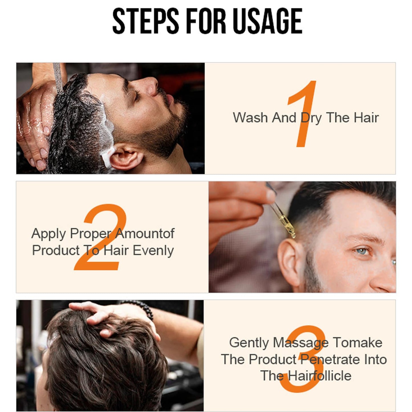 Hair Growth Serum Anti Hair Loss Hair Serum Ginger Regrowth Hair Oil For Thinning Balding,Thin Hair,Fast Growth,Repairs Follicles Stronger Hair For Men & Women,35ml (1pc)