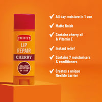 O'Keeffe's Lip Repair Cherry Lip Balm 4.2g (2 Pack)