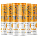 Vitamin C 1000mg Effervescent Tablets - Orange Flavour - 6 Tube of 20 Tablets (120) - Club Vits