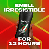 2x Lynx 12hr Refreshing Africa Squeezed Mandarin & Sandalwood Bodywash, 225ml