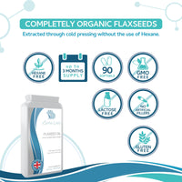 Xspan Labs xSpan Labs Flaxseed Oil Capsules 1000mg - 90 Vegan Soft Gels Supplement