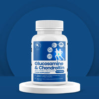 The Good Vitamin Company Glucosamine & Chondroitin: 120 Capsules - Supplement with High Strength Glucosamine Sulphate with Chondroitin, Vitamin C and Calcium for Joint Support, Made in UK, GMO Free