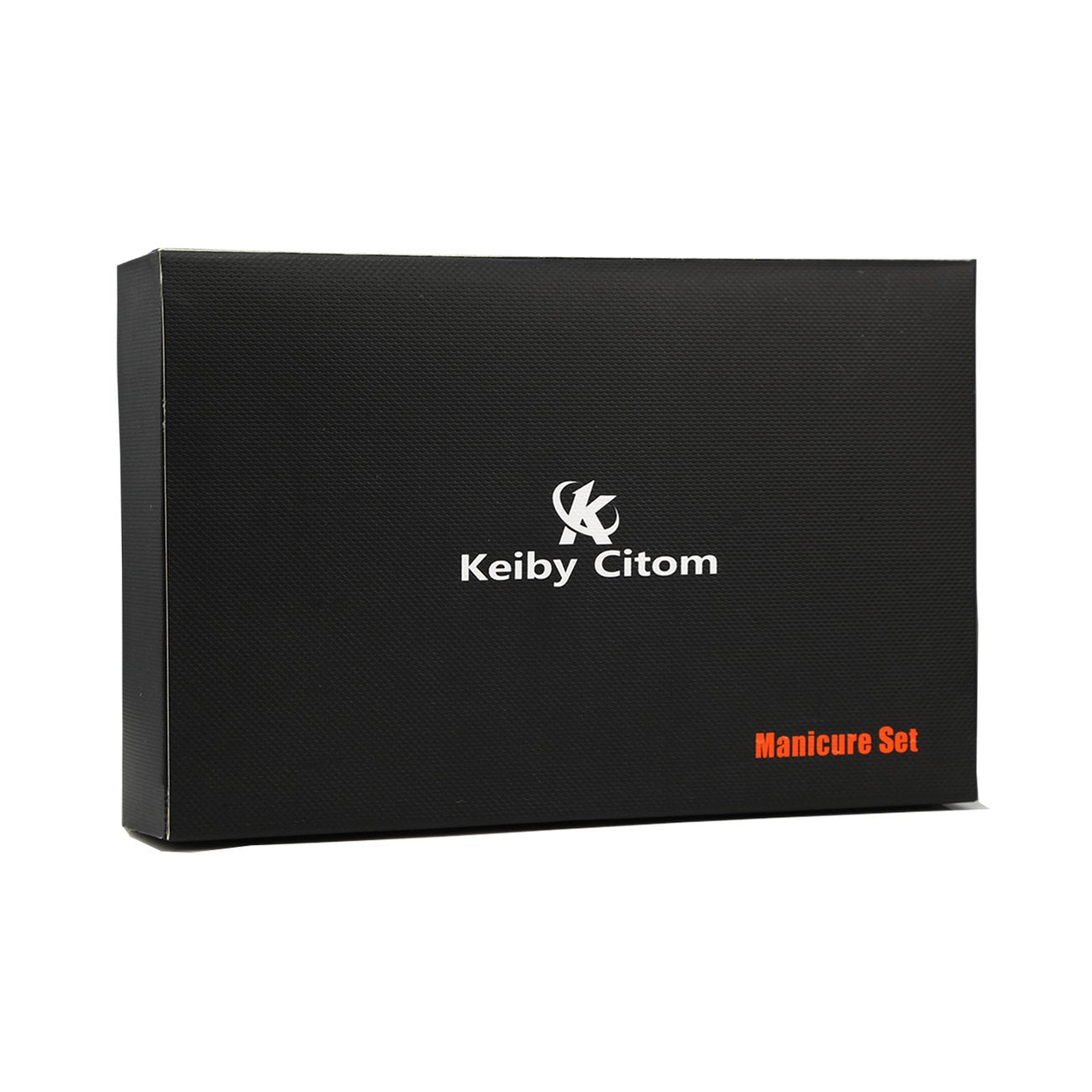 Keiby Citom Manicure Set Nail Set Nail Clipper Kit Professional - Stainless Steel Pedicure Set Nail Grooming Kit of 15pcs with Case for Travel (Black/Yellow)