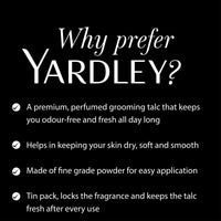Yardley London Gold Deodorizing Talc for Men, 100g