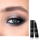 LYNTYAOU Metallic Black Eyeshadow Stick Cream Eye Shadow Stick, Shimmer Glitter Dark Grey Eye Shadow Pen, Highly Pigmented Smooth Long Lasting Waterproof Eyeshadow Pencil