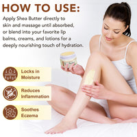 NBXINSLF Organic Shea Butter, Raw & Unrefined Shea Butters for Body, Face & Hair, Pure Shea Butter with vitamins A, E & F, Long-Lasting Hydration for Dry Skin, Hair Care, DIY Lip Balm, Natural Moisturize