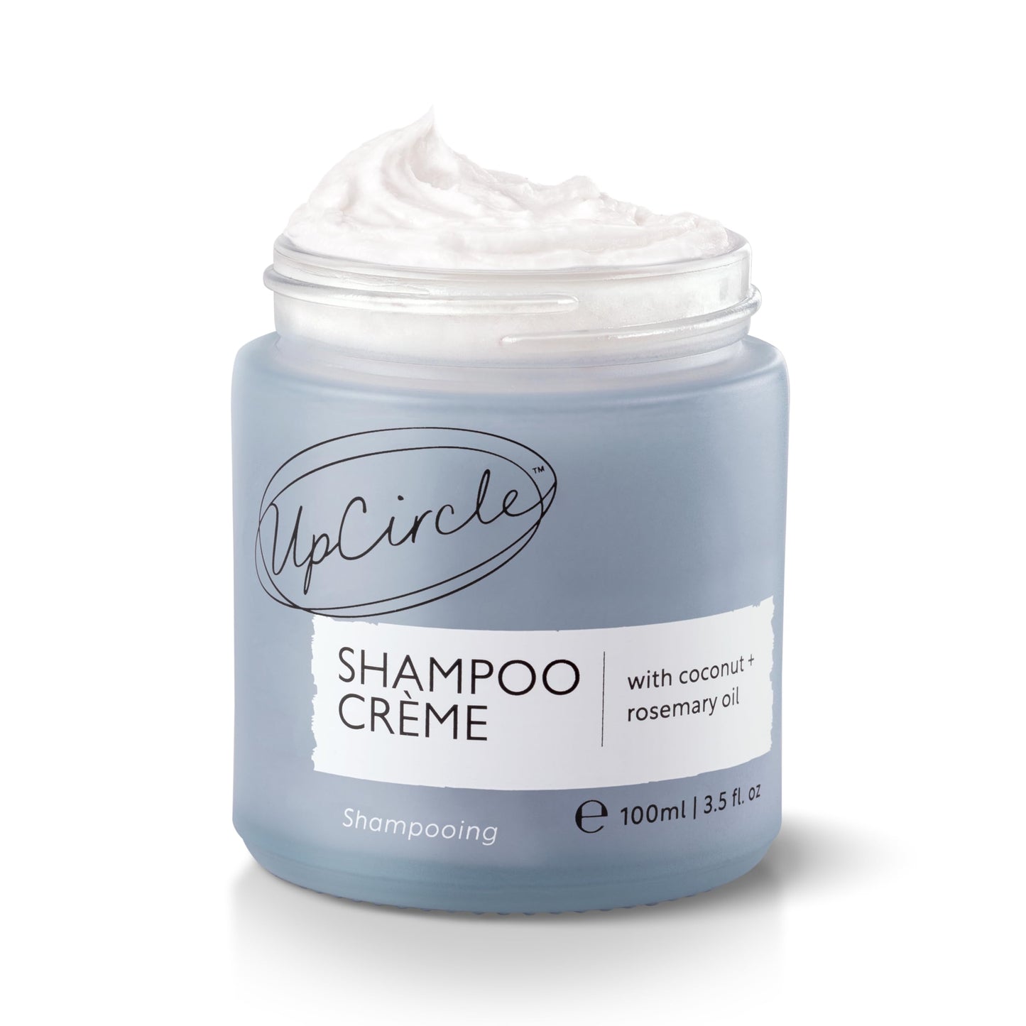 UPCIRCLE UpCircle Shampoo Crème with Rosemary Oil + Pink Berry – Gentle Formulation To Soothe + Cleanse – Coconut + Grapefruit oil – Natural, Vegan + Cruelty-Free