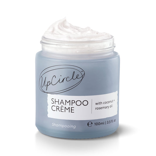 UPCIRCLE UpCircle Shampoo Crème with Rosemary Oil + Pink Berry – Gentle Formulation To Soothe + Cleanse – Coconut + Grapefruit oil – Natural, Vegan + Cruelty-Free
