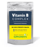 Right Choice Supplements Vitamin B Complex 180 Tablets (6 Month Supply) - Contains All Eight B Vitamins in 1 Tablet, Vitamins B1, B2, B3, B5, B6, B12, Biotin & Folic Acid