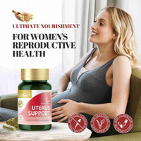 GinSen Uterus Support, Ultimate Nourishment for Women’s Reproductive Health, 150 Capsules, Vegan Approved Supplement, Herbal Extract & Vitamins Made in UK