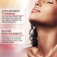 Ninnyi Sunless Tanning Drops, Naturally Boost Melanin Drops, Enhancing Your Natural Skin Tone