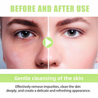 QinZiEn Matcha Hemp Hydrating Cleanser,Gentle Face Wash,Natural Face Wash,Face Moisturiser Cleanser,Exfoliating Fac/e Wa/sh,Fac/e Was/h Women and Men,Face Wa/sh for Dry Skin,Skin Care for All Skin Types