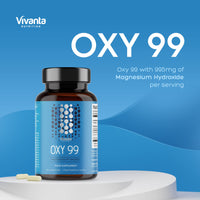 OXY 99 - Oxygen Cleanse - Vegan & Vegetarian Friendly - High Strength Cleanser with 995mg Magnesium Hydroxide Powder (40 Servings - 120 Capsules)