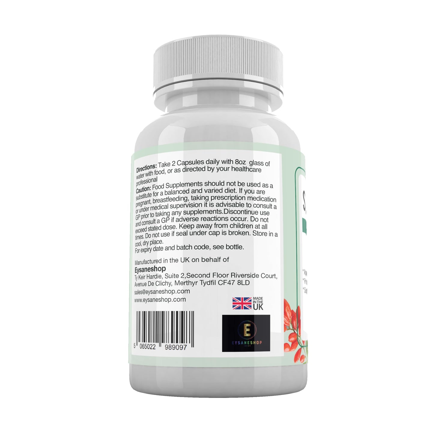 EYSANESHOP Slimberine Powered by Nature - Natural Ingredients 60 Capsules
