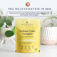 Rejuvenated Limited Rejuvenated Cellular Calm Complex - Nootropic & Adaptogen Blend for Stress & Anxiety Relief for Adults - Calming Formula and Stress Relief Supplement with L-Theanine & Rhodiola (60 Capsules)