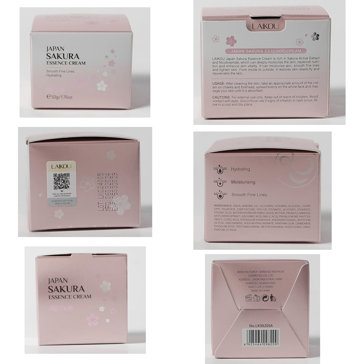 CTUBLIAUNX Skincare Set for Teen Girls & Women - Skincare Gift Set with Cleanser, Serum & Cream, Hydrating & Smoothing Skin Care Routine for Girls