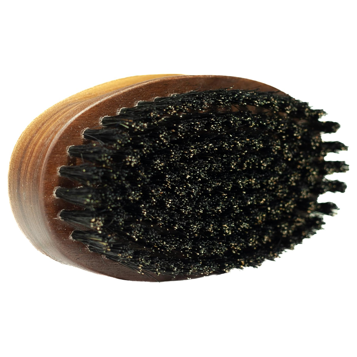 THE VINTAGE GROOMING CO. Beard Brush For Men | Military Style Oval Wooden Death Grip Brush For Grooming Mustaches Beards & Hair