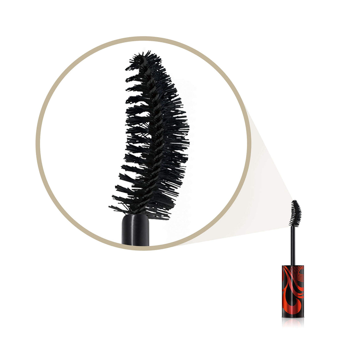Max Factor 2 Calorie Curl Addict Mascara with Curved Brush, Volume and Curl In One, Black, 11 ml