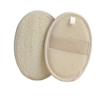 emlstyle Loofahs Exfoliating Loofah Back Scrubber for Shower, Double Side Scrubbing Strap Body Bath Sponge with a Loofahs pad